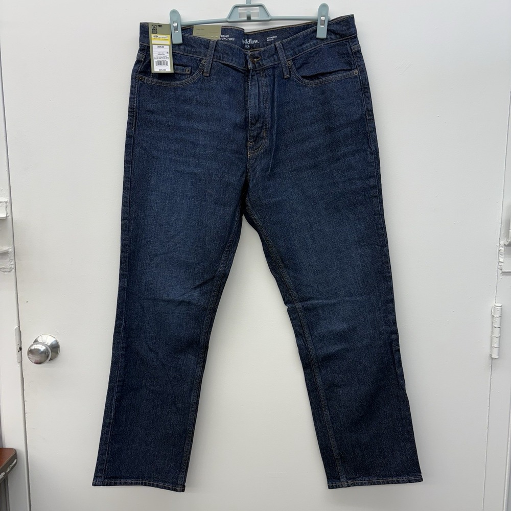 Goodfellow & Co Mens Straight Fit Total Flex Jeans Dark Wash 38x30 T2008